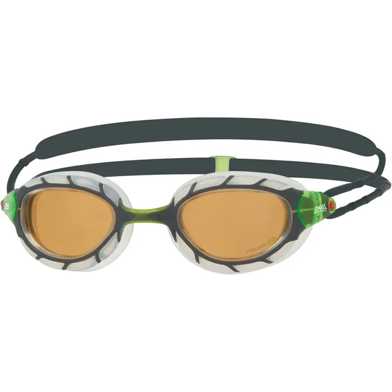 Zoggs Predator Polarized Ultra Goggles Copper Metallic Grey Small